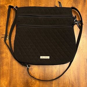 Vera Bradley Black Quilted Crossbody Bag
